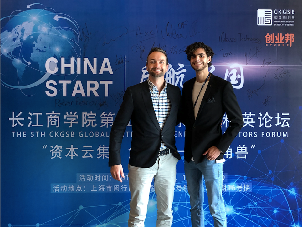 China Start participants Rob Deming and Luke Di Stefano 