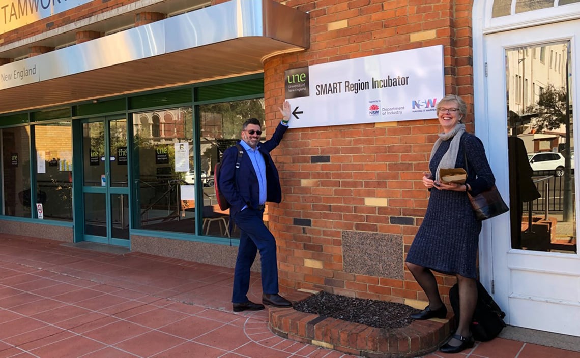 Sean Wise photo at UNE Tamworth