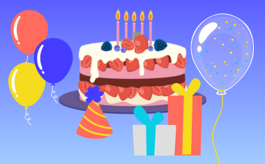 birthday cake graphic